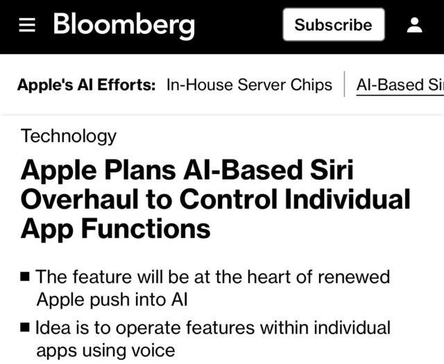 据消息，Siri将能够控制你iPhone里的各个应用程序